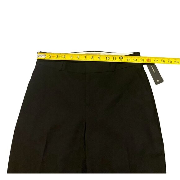 Banana Republic Jackson Curvy Fit Slim Ankle 6 Long Black Wool Trouser Pants NWT - Picture 4 of 10